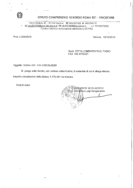 lST1TUTO COMPRENSIVO 10 BORGO ROMA EST “ VRlC85`IOOS