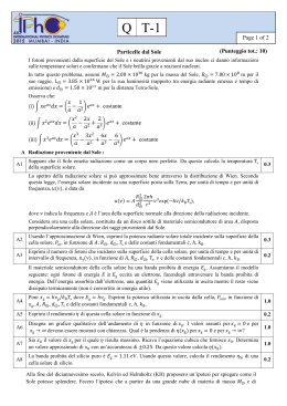 Page 1 of 2 Particelle dal Sole (Punteggio tot.: 10) st t st t st t