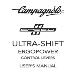 Manuale utente comandi Ergopower Ultra Shift