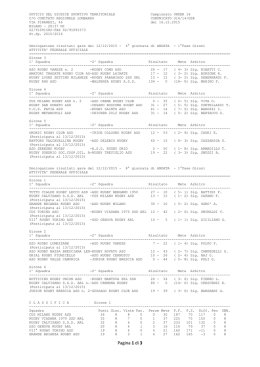 Pagina 1 di 3 - Rugby Metanopoli ASD