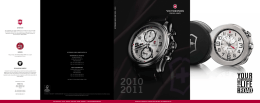 VICTORINO x SWISS ARMY 2010 &ndash; 2011