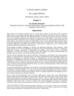 Il circuito politico-mediale Ed. Angelo Mellone