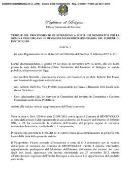 Nomina Revisore unico - documenti