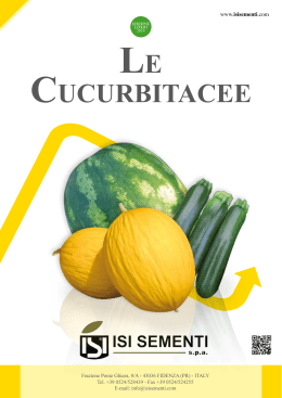 CUCURBITACEE - ISI Sementi
