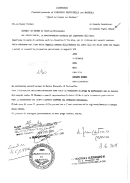 Lettera Comunita Pastorale