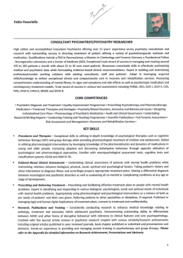 Page 1 Fabio Panariello J} / / ii/ // CONSULTANT PSYCHIATRIST