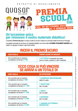 Scopri il regolamento completo