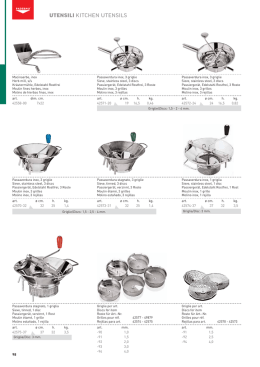 Passaverdure e mixers