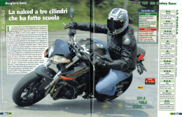 La Naked a 3 cilindri che ha fatto scuola