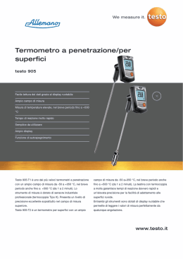 Testo 905 - Allemano S.r.l.