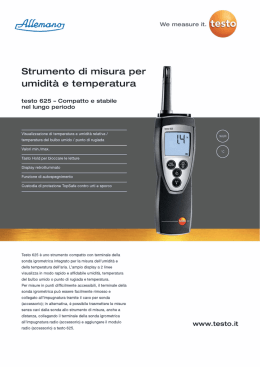 Testo 625 - Allemano S.r.l.