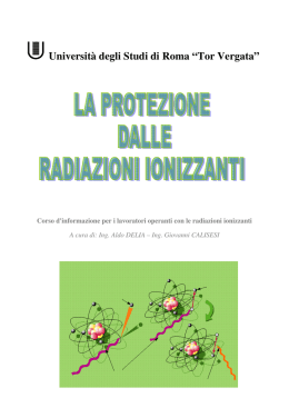 Corso sulla protezione dalle radiazioni