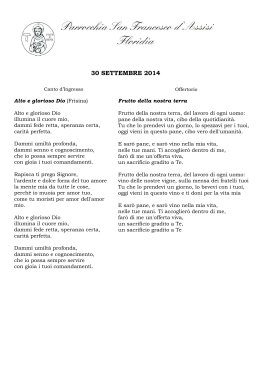 30 Settembre 2014 - Parrocchia San Francesco Floridia