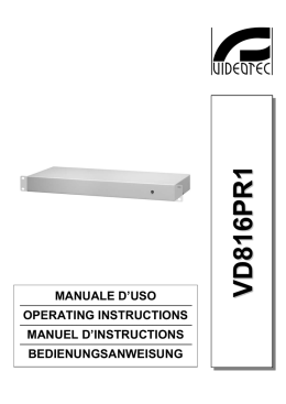 manuel d`instructions