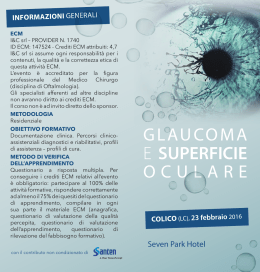 GLAUCOMA E SUPERFICIE OCULARE