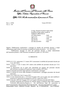 CP165-2013 TRASFERIMENTI DOCENTI II GRADO