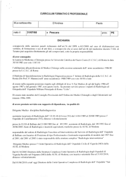 CV D`Andrea Paolo