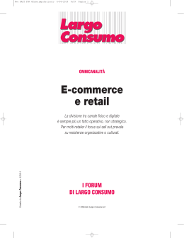 Mercato Italia E-commerce: Retail e commercio omnicanale, Forum