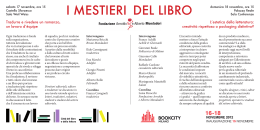 DEL LIBRO I MESTIERI - Fondazione Arnoldo e Alberto Mondadori