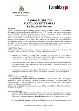 Scarica testo Bando