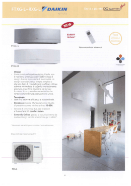 Page 1 DAIKIN Bi&icirc;it il Ci @ kit Wl-Fl incluso* FTXG`l