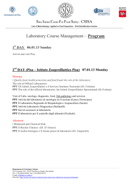 Laboratory Course Management – Program