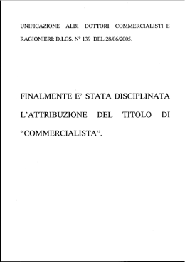 &ldquo;commercialista&rdquo;.