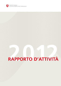 Rapporto d`attività 2012 > PDF