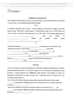 ano-T, ` ` " - CNR - Consiglio Nazionale delle Ricerche