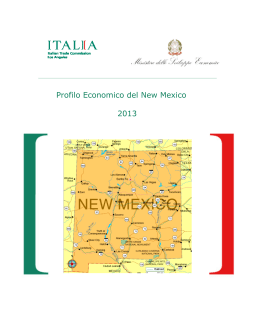 Profilo Economico del New Mexico 2013
