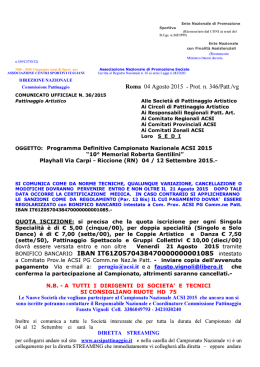 Scarica il programma e il regolamento