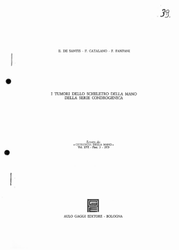 E. DE SANTIS - F. CATALANO - F. FANFANI