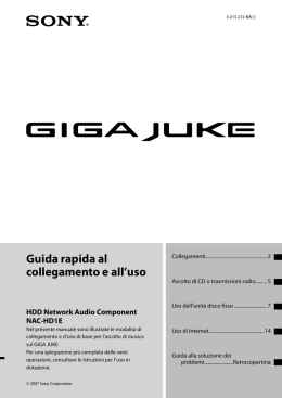 NAC-HD1E Quick Connection and Operation Guide