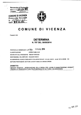 Lavori di manutenzione urgenti presso la tensostruttura