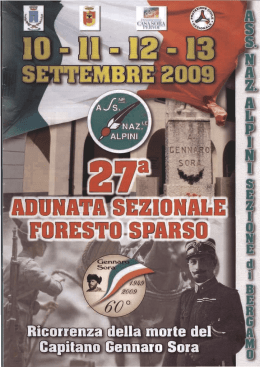 Page 1 Page 2 GIOVEDI 10 SETTEMBRE Ore 18,30 Apertura festa