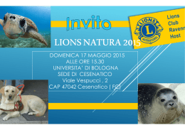 lions natura 2015 ppt