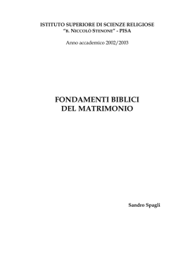 istituto superiore di scienze religiose &ldquo;b. niccol&ograve; stenone&rdquo;
