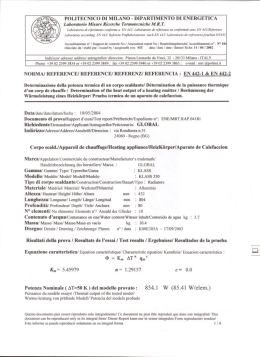 certificato di resa termica en-442