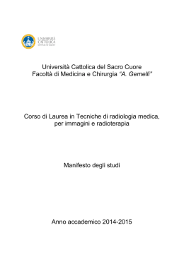 Tecniche di radiologia medica per immagini e radioterapia