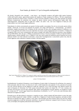 articolo obiettivi UV per foto multispettrale (PDF 3,63