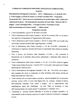 determina n.163 - Camera di commercio Ragusa