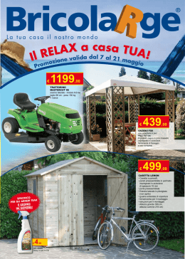 il relaX a casa tua!
