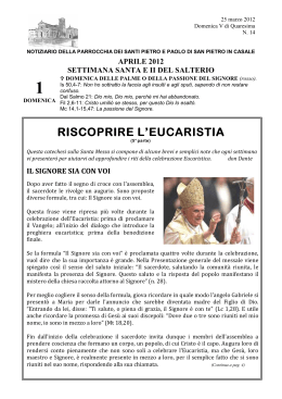 1 aprile 2012 - Parrocchia di San Pietro in Casale