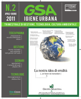 terza pagina - GSA Igiene Urbana