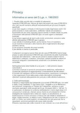 Informativa estesa
