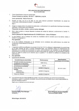 Dichiarazione di prestazione Fluvio 4