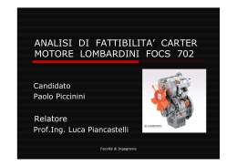 Carter motore Lombardini FOCS 702 – Piccinini