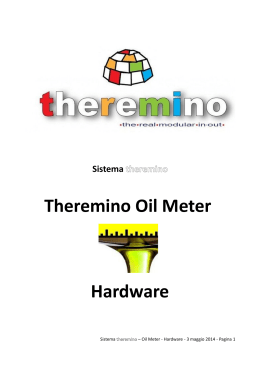 Theremino Oil Meter Hardware