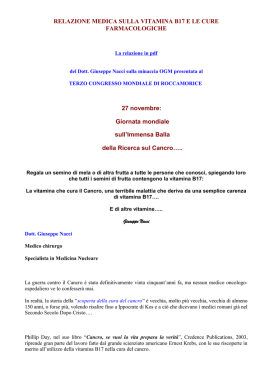 vitamina b17 e cancro - MMS