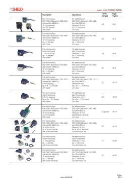 index - Scatola Distribuzione, Spider, Connettori